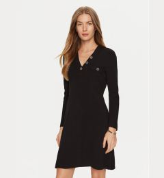 Снимка на TWINSET Плетена рокля 241TP3094 Черен Regular Fit