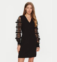 Снимка на TWINSET Плетена рокля 241TP3530 Черен Regular Fit