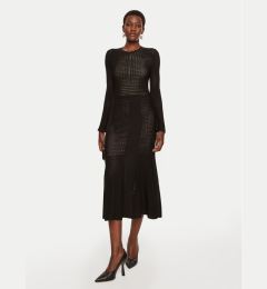 Снимка на TWINSET Плетена рокля 242TP3050 Черен Regular Fit