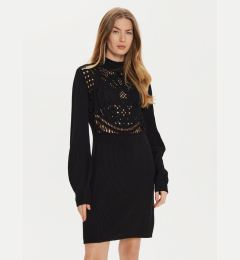 Снимка на TWINSET Плетена рокля 242TP3470 Черен Regular Fit