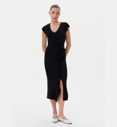 Снимка на TWINSET Плетена рокля 251LB3CAA Черен Slim Fit