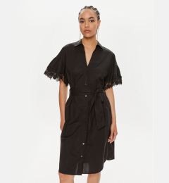 Снимка на TWINSET Рокля тип риза 241TT2281 Черен Regular Fit