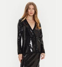 Снимка на TWINSET Сако 242TT3145 Черен Straight Fit