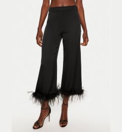 Снимка на TWINSET Текстилни панталони 242TP2343 Черен Straight Fit