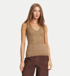 Снимка на TWINSET топ 251TT3195 Бежов Slim Fit