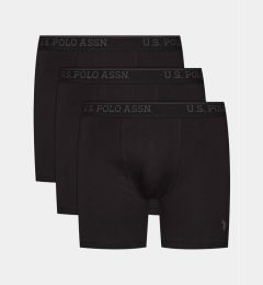 Снимка на U.S. Polo Assn. Комплект 3 чифта боксерки 80454 Черен