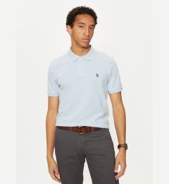 Снимка на U.S. Polo Assn. Тениска с яка и копчета MUP3312 Светлосиньо Regular Fit