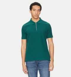 Снимка на U.S. Polo Assn. Тениска с яка и копчета MUP3335 Зелен Regular Fit