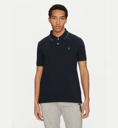 Снимка на U.S. Polo Assn. Тениска с яка и копчета MUP3508 Тъмносин Regular Fit