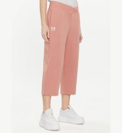Снимка на Under Armour Долнище анцуг Ua Rival Terry Crop Wide Leg 1382737-696 Розов Loose Fit