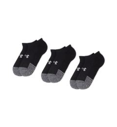 Снимка на Under Armour Комплект 3 чифта къси чорапи унисекс Heatgear No Show Sock 1346755-001 Черен
