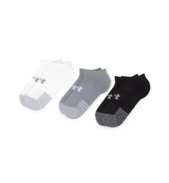 Снимка на Under Armour Комплект 3 чифта къси чорапи унисекс Heatgear No Show Sock 1346755-035 Сив
