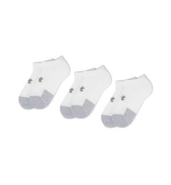 Снимка на Under Armour Комплект 3 чифта къси чорапи унисекс Heatgear No Show Sock 1346755-100 Бял