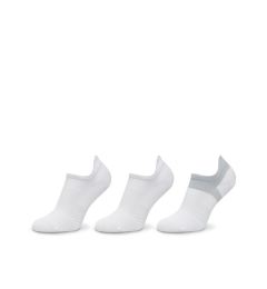 Снимка на Under Armour Комплект 3 чифта къси чорапи унисекс UA ArmourDry® Run 1386237 Бял