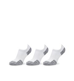 Снимка на Under Armour Комплект 3 чифта къси чорапи унисекс UA ArmourDry® Run 1387044 Бял