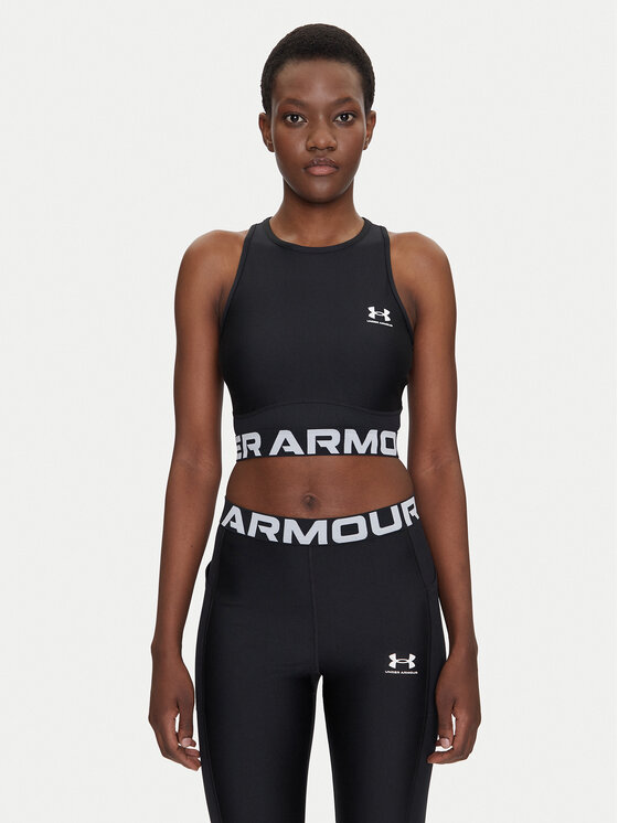 Снимка на Under Armour Тениска от техническо трико HeatGear 1388694 Черен Slim Fit