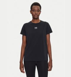 Снимка на Under Armour Тениска от техническо трико Rival Core 1383648 Черен Regular Fit