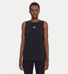Снимка на Under Armour Тениска от техническо трико Rival Muscle 1383659 Черен Regular Fit