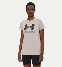Снимка на Under Armour Тишърт Rival Logo SS 1356305 Сив Regular Fit