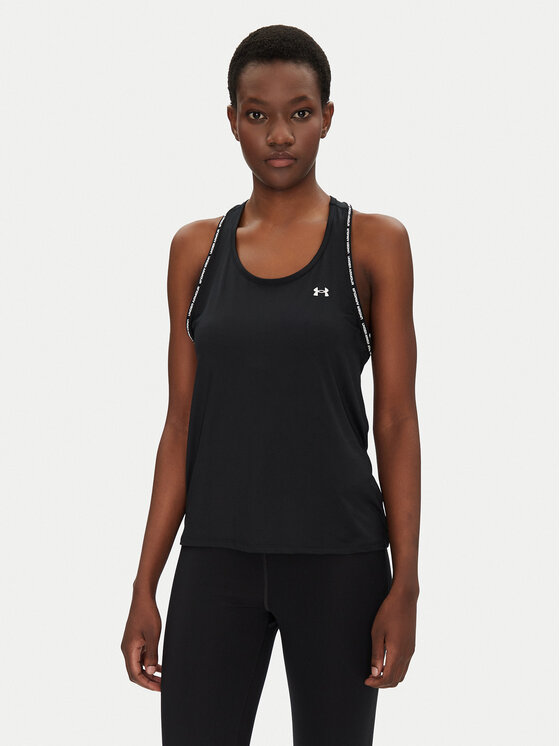 Снимка на Under Armour топ Tech Knockout 1389851 Черен Regular Fit
