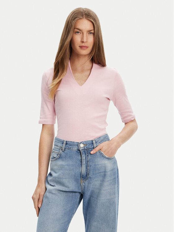 Снимка на United Colors Of Benetton Блуза 3GA2D400U Розов Slim Fit