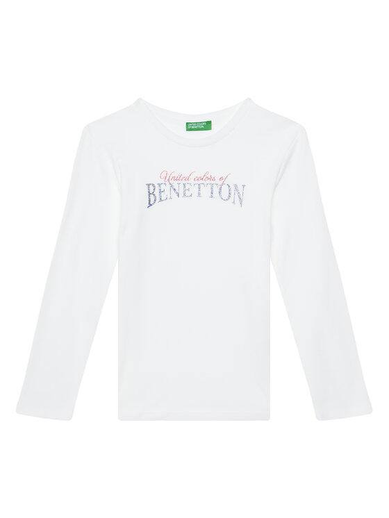 Снимка на United Colors Of Benetton Блуза 3I9WC10MY Бял Regular Fit