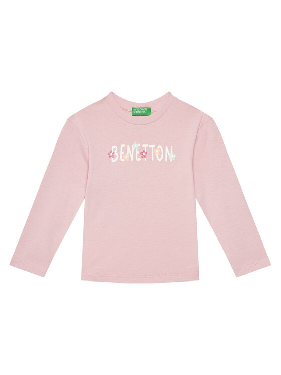 Снимка на United Colors Of Benetton Блуза 3I9WG10HV Розов Slim Fit