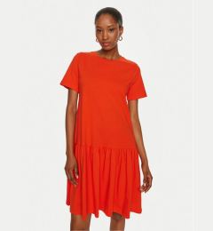 Снимка на United Colors Of Benetton Ежедневна рокля 3U53DV01H Червен Relaxed Fit