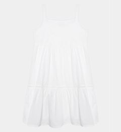 Снимка на United Colors Of Benetton Ежедневна рокля 4JO1GV00V Бял Regular Fit