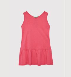 Снимка на United Colors Of Benetton Лятна рокля 3Q220V001 Розов Relaxed Fit