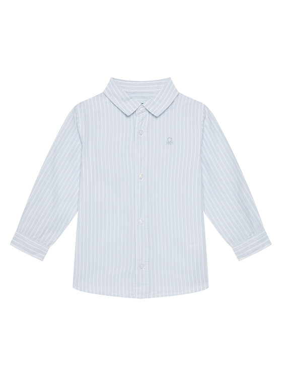 Снимка на United Colors Of Benetton Риза 54AZGQ00J Светлосиньо Regular Fit