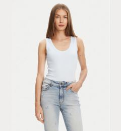 Снимка на United Colors Of Benetton топ 3GA2DH010 Светлосиньо Slim Fit