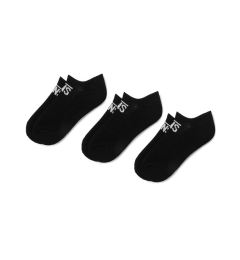 Снимка на Vans Комплект 3 чифта къси чорапи дамски Classic Kick VN000XNRBLK Черен