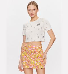 Снимка на Vans Тишърт Micro Ditsy Crop Crew Sport VN0002M8 Бежов Regular Fit