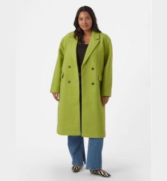 Снимка на Vero Moda Curve Вълнено палто 10296650 Зелен Regular Fit