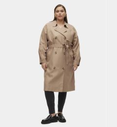 Снимка на Vero Moda Curve Тренч Doreen 10307261 Бежов Regular Fit