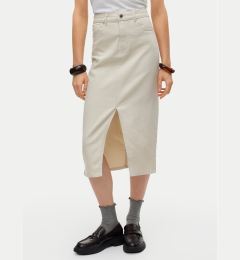 Снимка на Vero Moda Дънкова пола Veri 10295731 Бежов Regular Fit