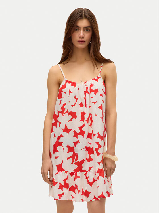 Снимка на Vero Moda Лятна рокля Dicthe 10323634 Червен Regular Fit