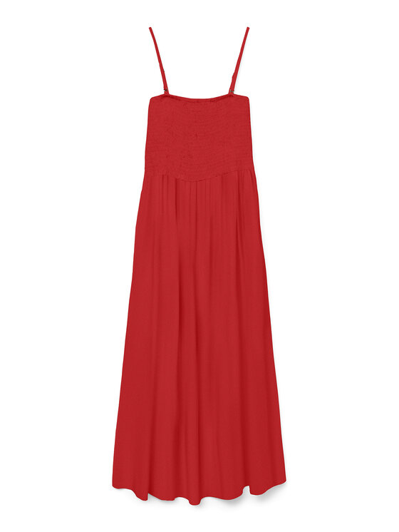 Снимка на Vero Moda Лятна рокля Easy 10328766 Червен Regular Fit
