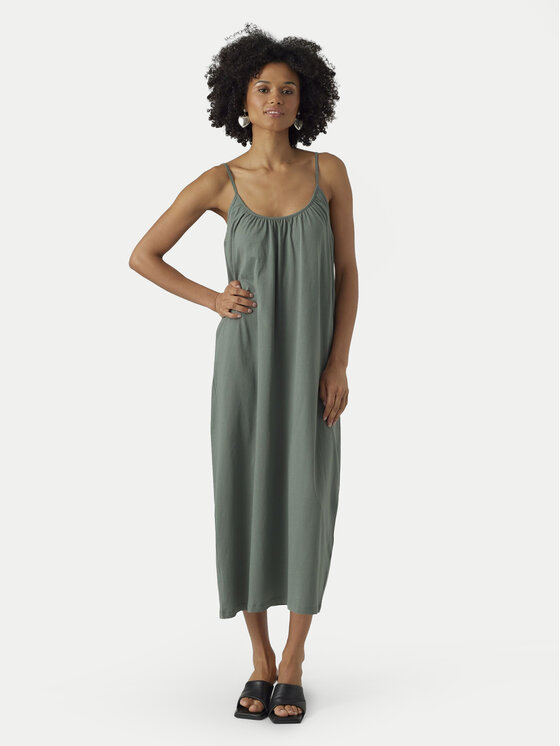 Снимка на Vero Moda Лятна рокля Luna 10286077 Зелен Regular Fit