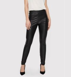 Снимка на Vero Moda Панталони от имитация на кожа 10257164 Черен Skinny Fit