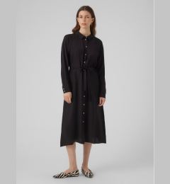 Снимка на Vero Moda Рокля тип риза 10295296 Черен Regular Fit