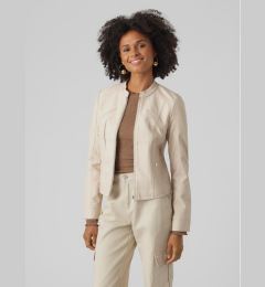 Снимка на Vero Moda Яке от имитация на кожа Favodona 10288555 Бежов Regular Fit