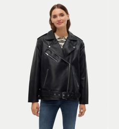 Снимка на Vero Moda Яке от имитация на кожа Ramon 10311337 Черен Loose Fit