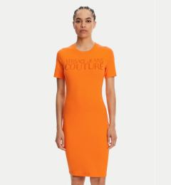 Снимка на Versace Jeans Couture Ежедневна рокля 78HAOS04 Оранжев Slim Fit