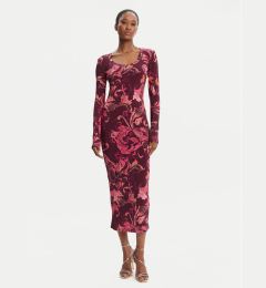 Снимка на Versace Jeans Couture Ежедневна рокля 79HAO920 JS500 Бордо Slim Fit