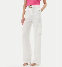 Снимка на Versace Jeans Couture Текстилни панталони 78HAA109 Бял Wide Leg