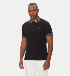 Снимка на Versace Jeans Couture Тениска с яка и копчета 78GAGT02 Черен Regular Fit