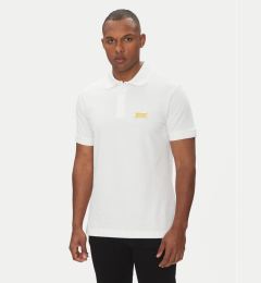 Снимка на Versace Jeans Couture Тениска с яка и копчета 78GAGT08 Бял Regular Fit