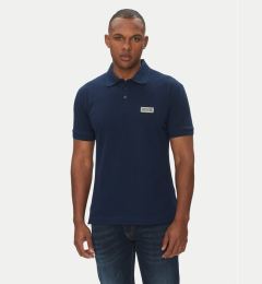 Снимка на Versace Jeans Couture Тениска с яка и копчета 78GAGT08 Тъмносин Regular Fit